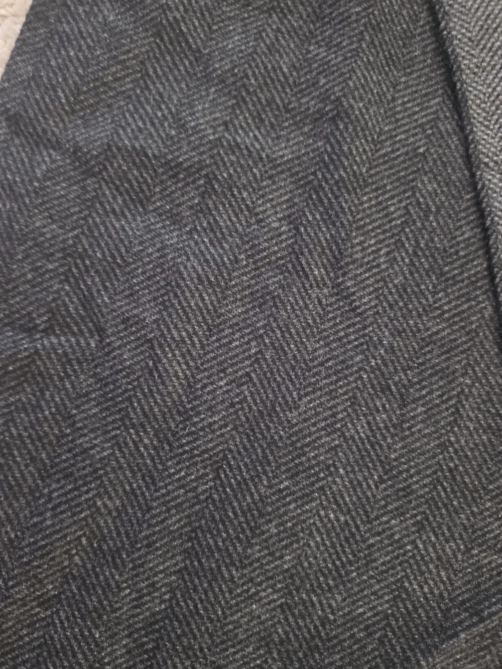 Nordstrom Two-Tone Grey & Black Reversible Scarf